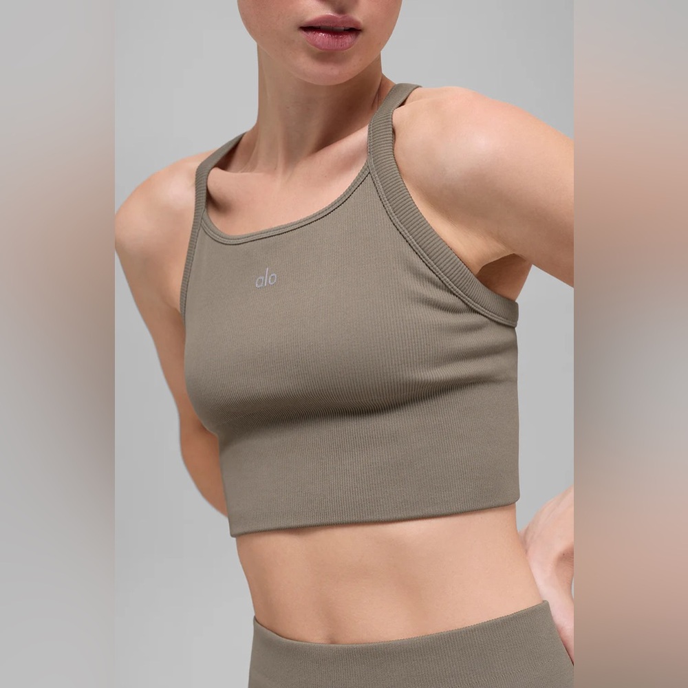 NWOT ALO Seamless Ribbed Favorite Bra Tank size M